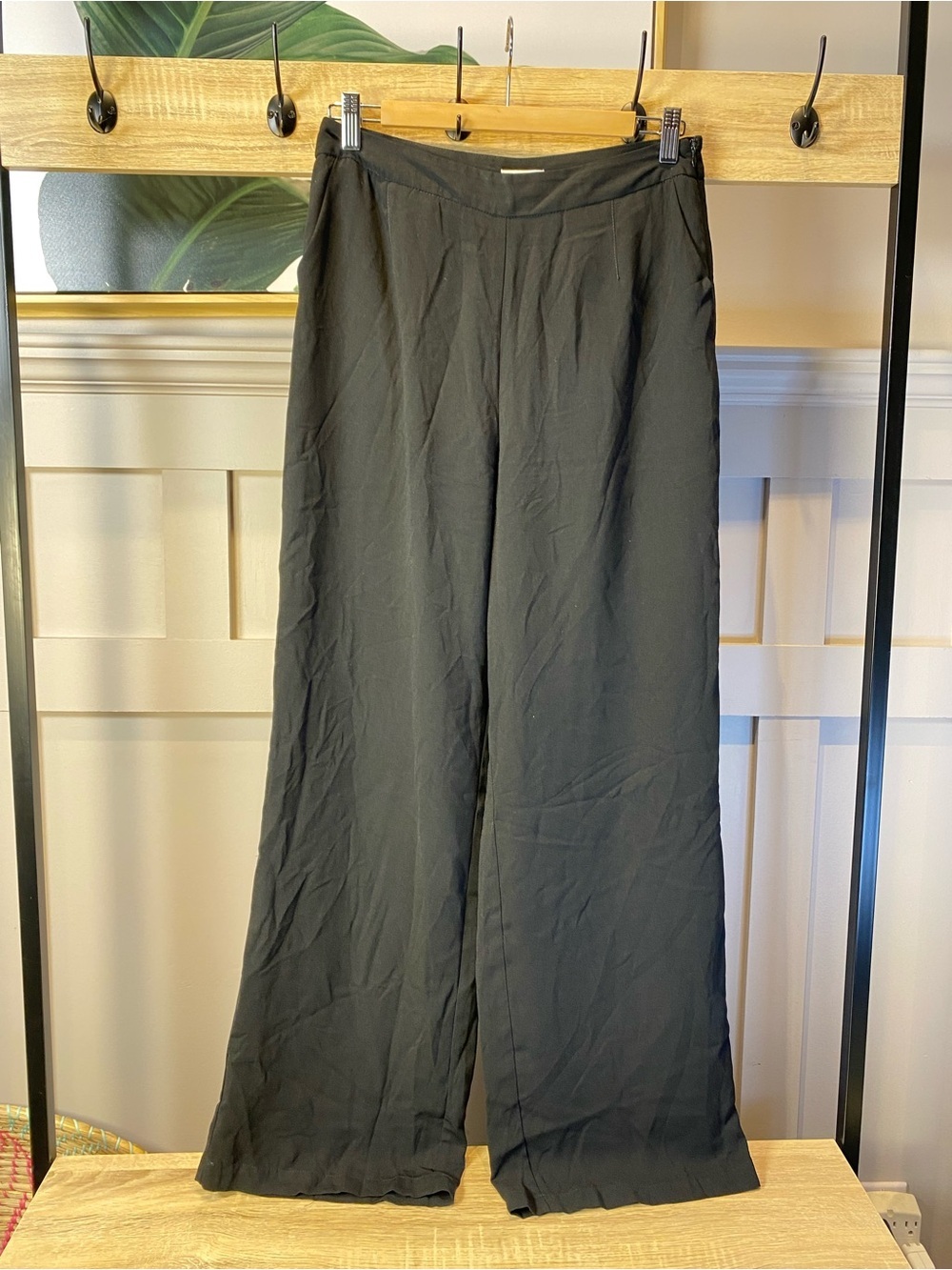 Ardene Black Wide-Leg Women's Pants M